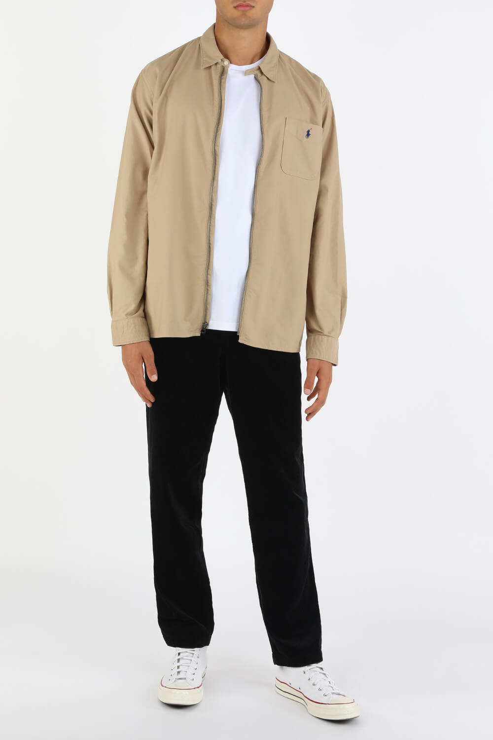 חולצת טי בגזרת סלים עם לוגו רקום POLO RALPH LAUREN